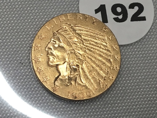 1909-D $5 Indian Gold