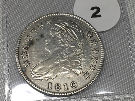 1810 Bust Half