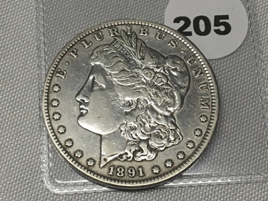 1891 Morgan Dollar