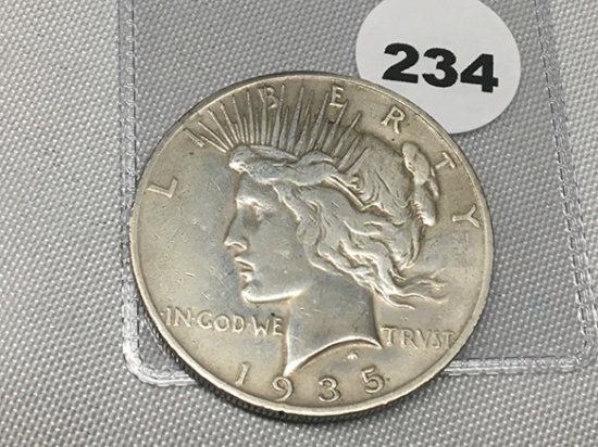 1935-S Peace Dollar