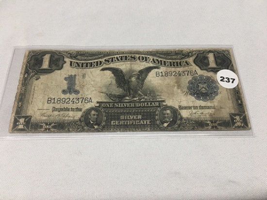 1899 Black Eagle Silver Certificate, Circulated