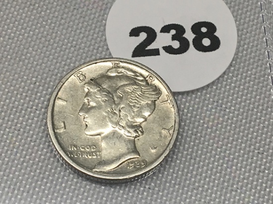 1939 Mercury Dime