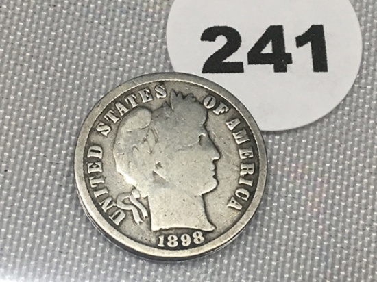 1898 Barber Dime
