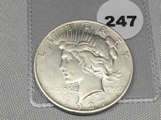 1927-D Peace Dollar