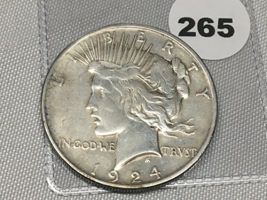 1924 Peace Dollar