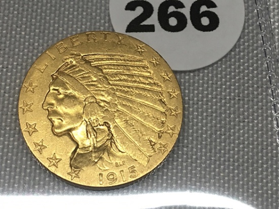 1915-S $5 Indian Gold