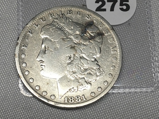 1881 Morgan Dollar