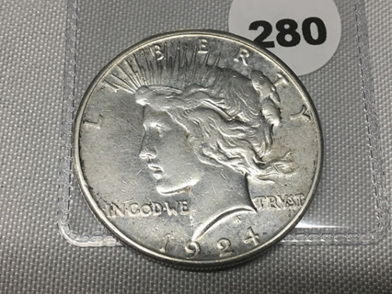 1924-S Peace Dollar