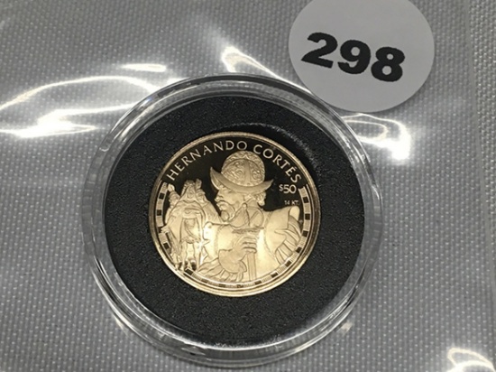 1997 $50 Cooks Island Proof (14kt)