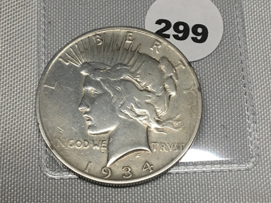 1934-D Peace Dollar