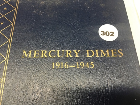 Partial Mercury Dime Book (71 Coins)