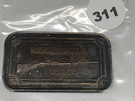 Winchester Model, 12, 1 oz Silver Bar