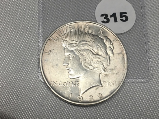 1922 Peace Dollar