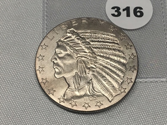 1 Troy oz Silver Indian