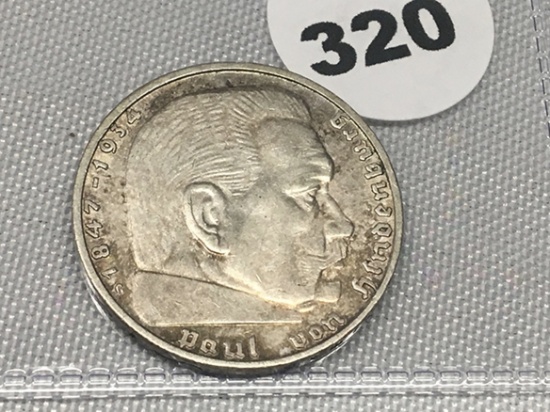 Silver German WWII Coin