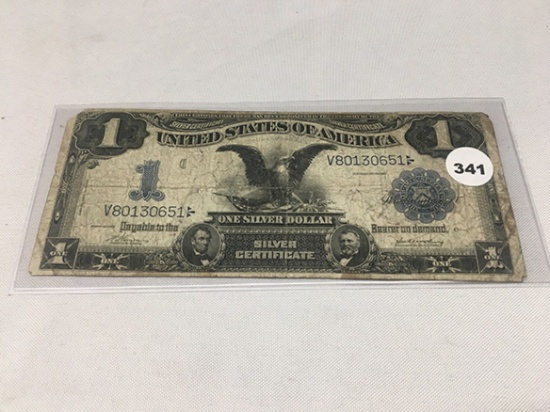 1899 Black Eagle Note, (Folds & Circulated)