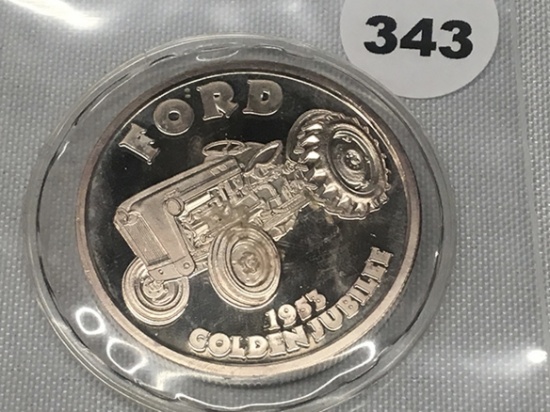 Ford Golden Jubilee One Troy Ounce Silver