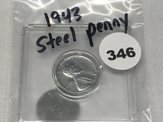 (2) 1943 Steel Pennies