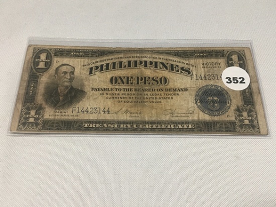 Phillippines Victory Series No. 66 Legal Tender, (Circulated)