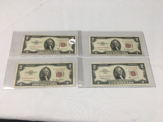 (2) 1953. 1953-C, 1963 $2 Legal Tender (Circulated)