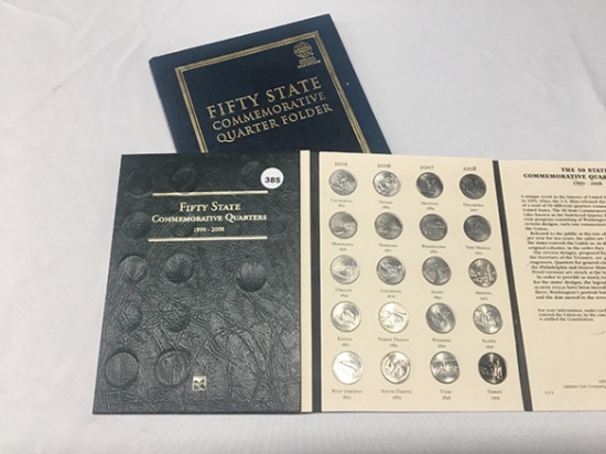 (2) State Comm. Quarter Books (51 Coins)