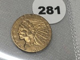 1911-S $5 Indian Gold