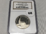1986-S Liberty Half Dollar, NGC PF69 Ultra Cameo