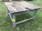 4 ft. 6 in. X 4 ft. 6 in. Steel Frame Table
