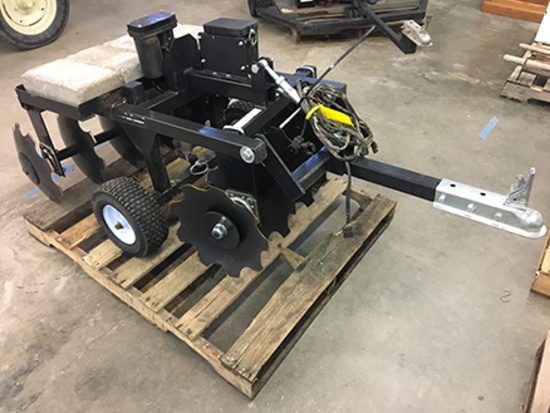 DR ATV Disc Harrow 33 in. Wide, Electric Cylinder Lift, Excellent Condition