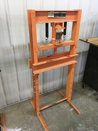 Central Hydraulics 20 Ton Shop Press