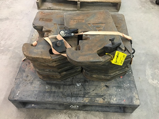 (13 X $) AC Suitcase Weights