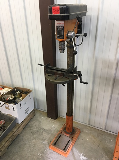 Tackmaster 16 Speed Floor Model Drill Press, 1/2 in. Chuck