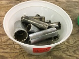 Assorted 1/2 in. Drive SAE Deep Sockets, Craftsman, S & K, Etc.