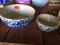 6 in. & 10 in. B/W Crock Bowls