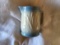 B/W Cattails Stoneware Pitcher