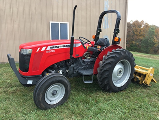 2013 MF2605 2WD Open Station Tractor,  Only 162  hours
