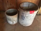 6 gal. & 2 gal. Crocks w/ Crack