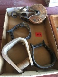 Stirrups & Wooden Pully
