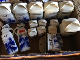 Various (Germany) B/W Windmill Canisters, Spice, Oils, Salt