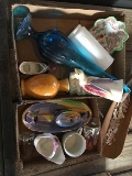 Various Dishes, Glass, Etc.