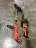 B & D  Hedge Trimmer & String Trimmer, 20V Lithium Batteries (1) Charger, (Both Work)