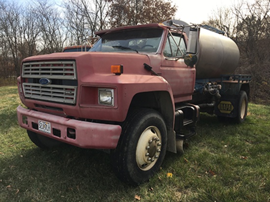 1989 Ford Single Axle Nurse Truck