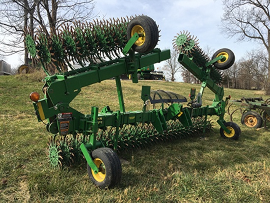 JD Model 400 30 ft. Rotary Hoe