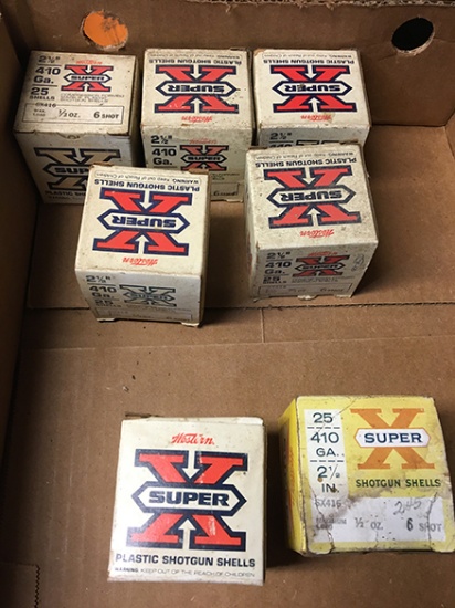 (5) Full Boxes 410 ga. 2 1/2 in. Shells