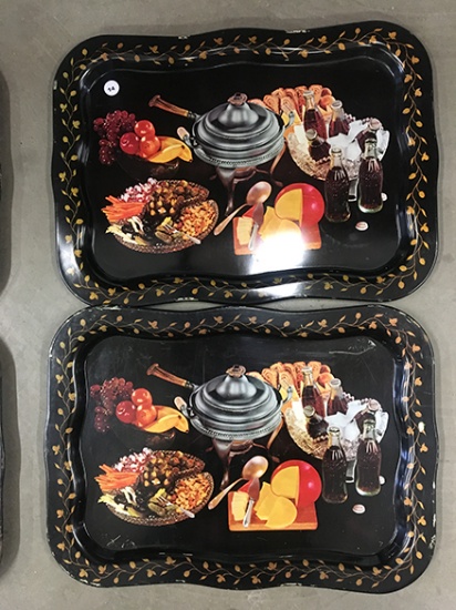 (2) Coca Cola Trays