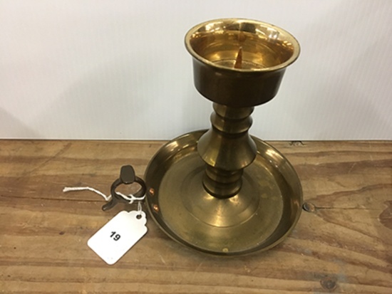Brass (finger hold) Candle Holder
