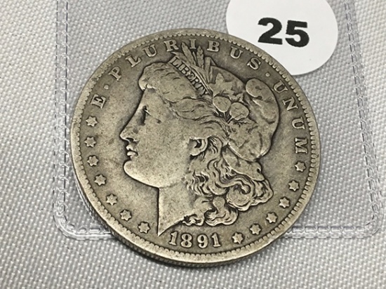 1891-O Morgan Dollar