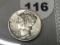 1938 Mercury Dime, AU
