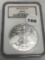 2006 Silver Eagle, NGC MS69
