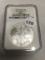 2010 Silver Eagle, NGC MS69 Early Release